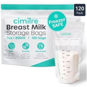 Breast Milk Storage Bags - 120 Pack